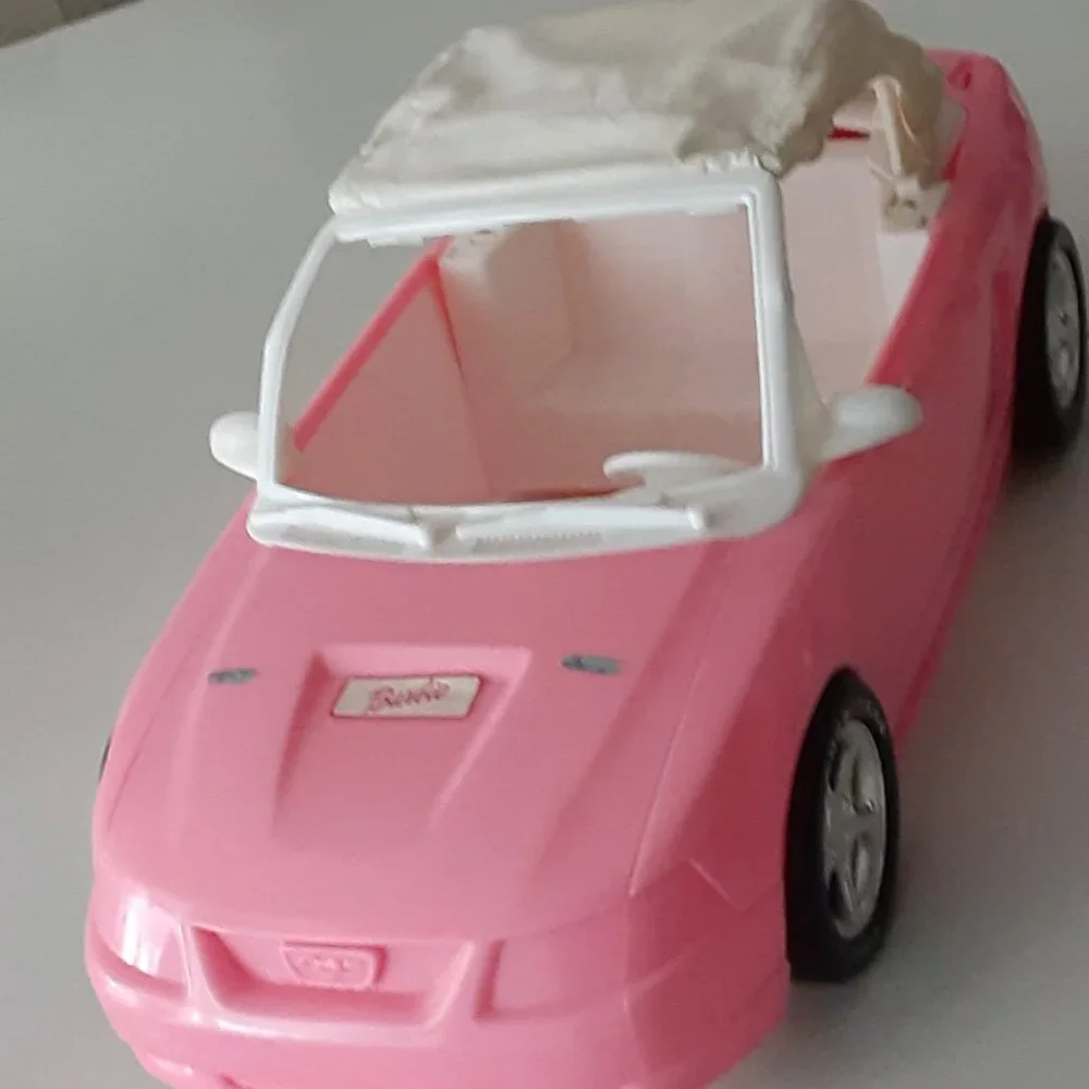 Pink BARBIE Convertible Toy Car